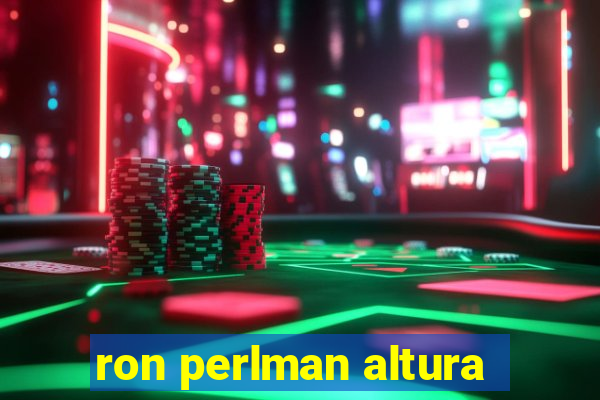 ron perlman altura